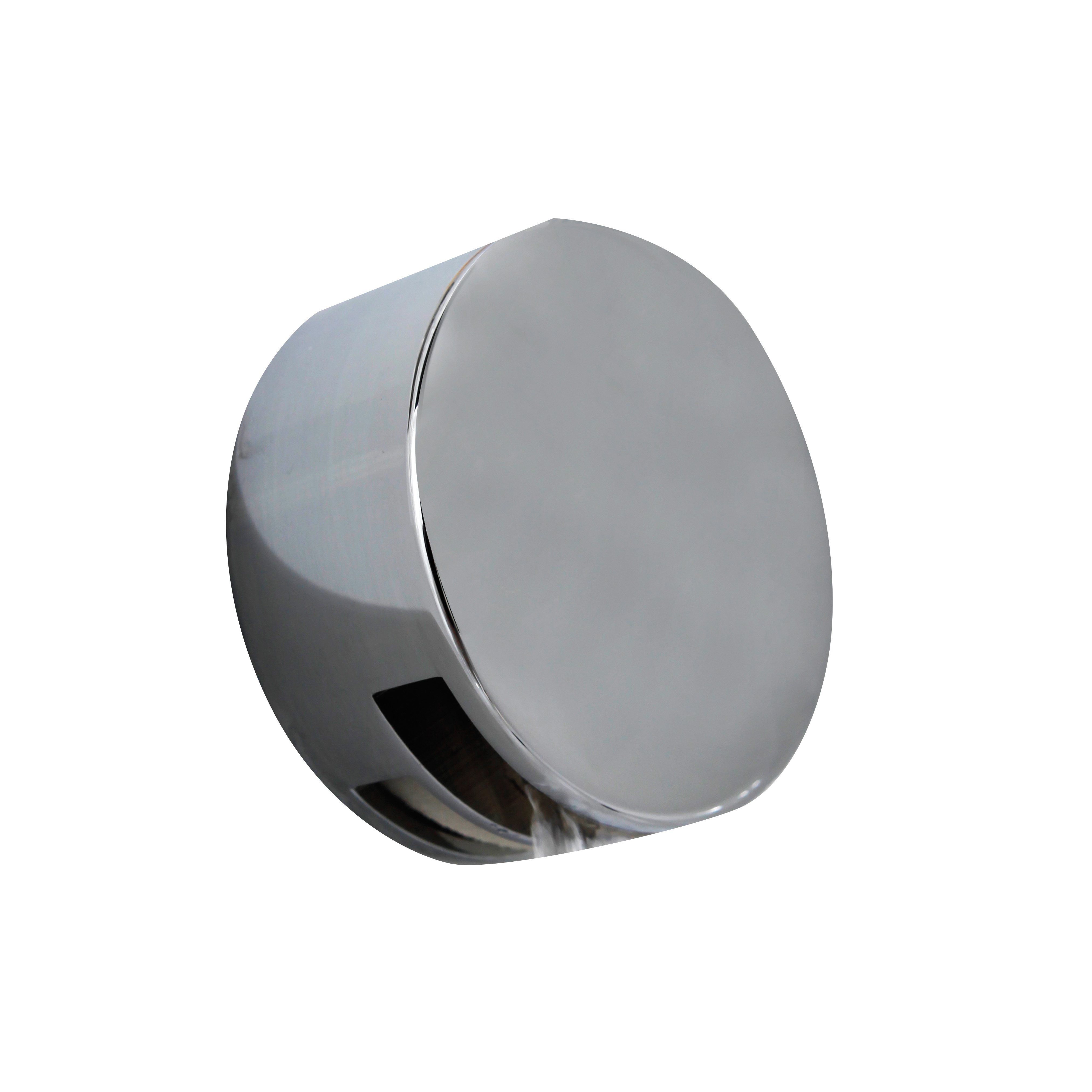 Cascade Round Bath Filler Chrome