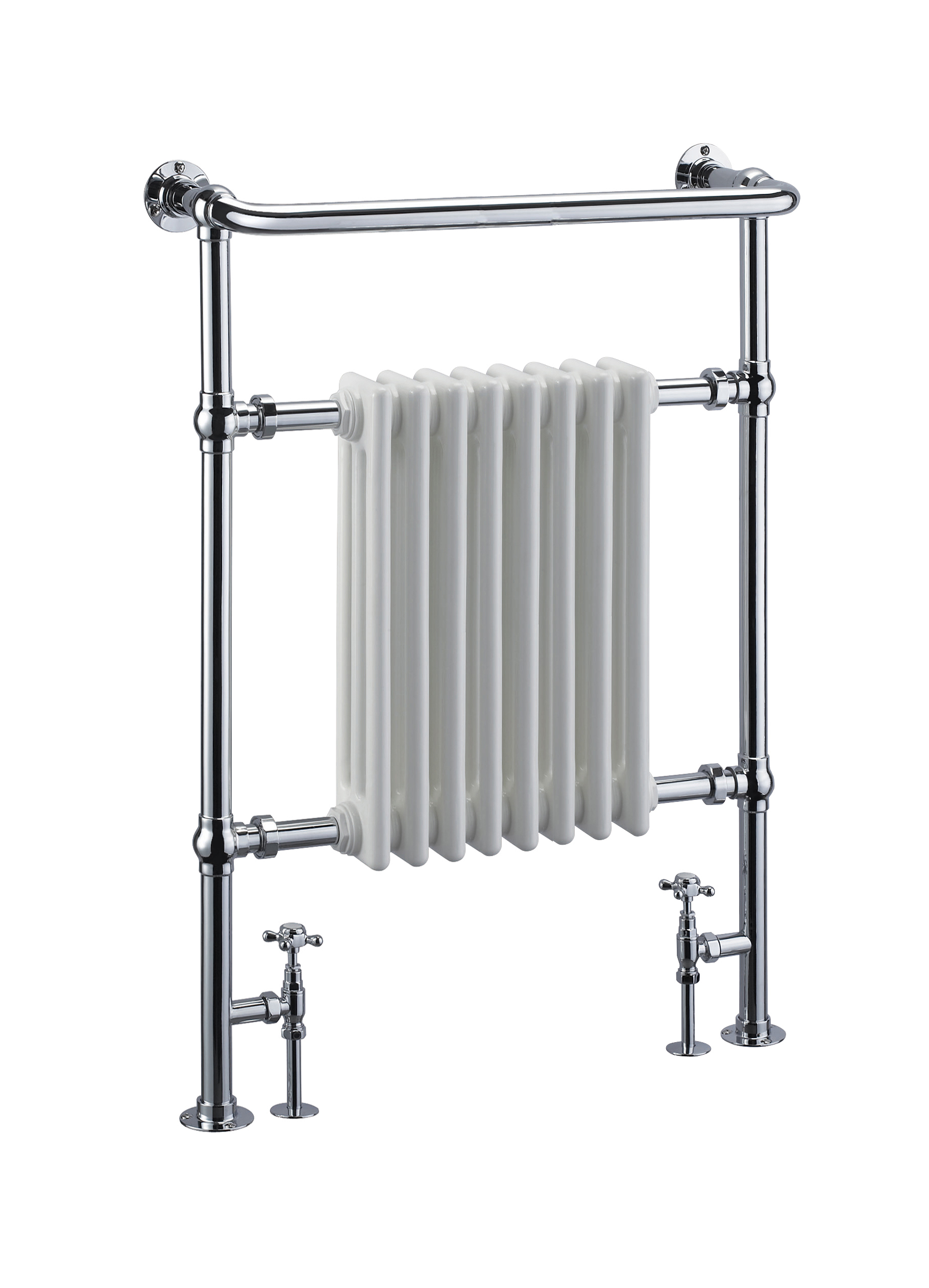 Academy Radiator - Chrome & White - Frontline Bathrooms