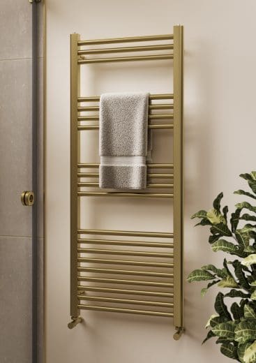Gigi Round 1200 X 500 Rail Brushed Brass