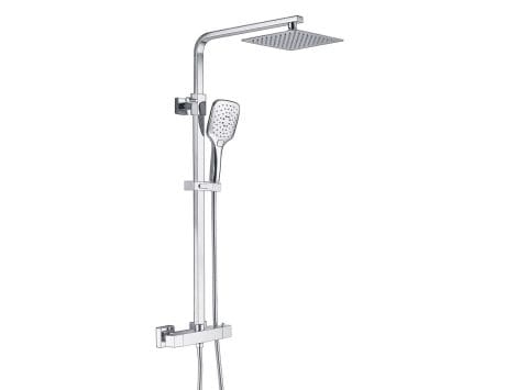 Plaza Square Head Shower Column Easy Fit