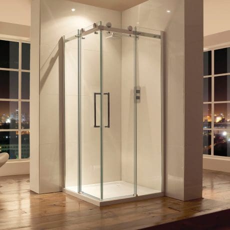 FRAMELESS 900 CORNER ENTRY CUBICLE