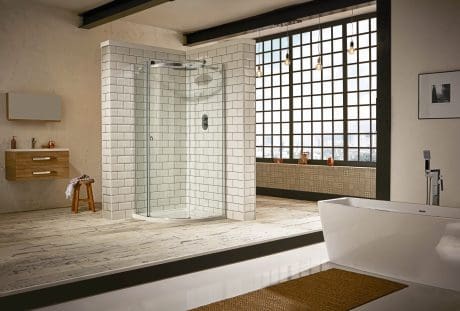 Sphere 1200 X 800 Quad Cubicle Chrome L/H