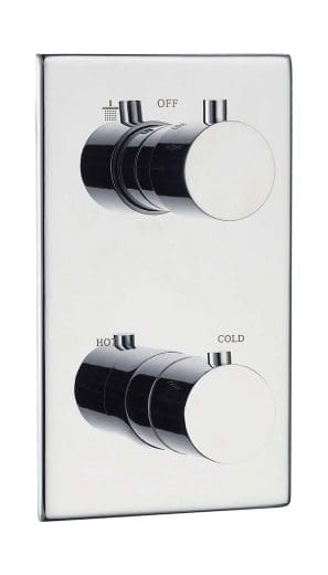 Fronline Pure Twin Concealed Valve & Div