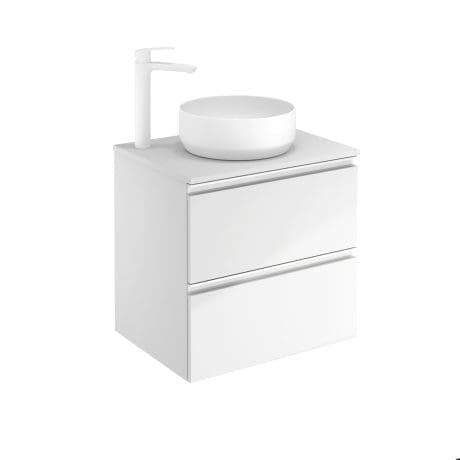 VIDA 600 2 DRW WALL HUNG UNIT PURE GREEN