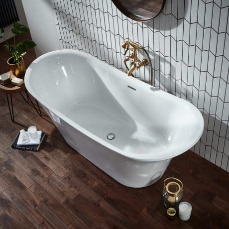 Bow Freestanding Bath 1800X800 White