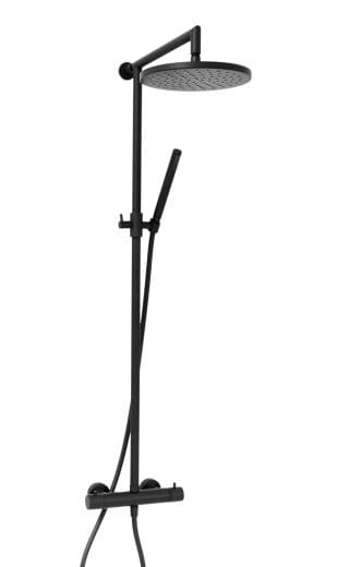 SLEEK SHOWER COLUMN MATT BLACK