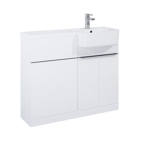Linea 1000 2 Dr + Wc Unit R/H White