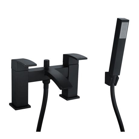 Frontline Onyx Black Bath Shower Mixer
