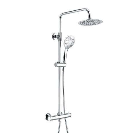 Sphere Round Head Shower Column Easy Fit