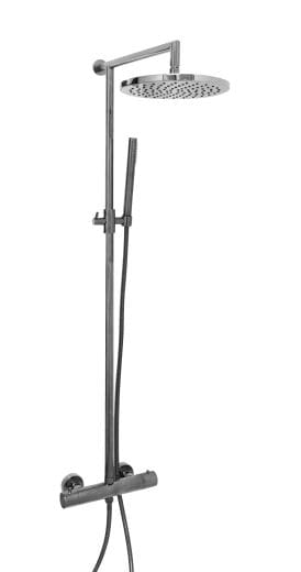 SLEEK SHOWER COLUMN MATT RODIUM