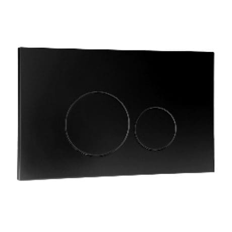 Iso Flush Plate Matt Black