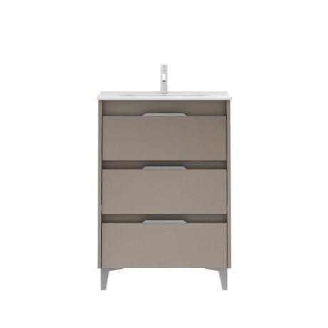 SUKI 600 3 DRW F/S UNIT MATT SMOKE