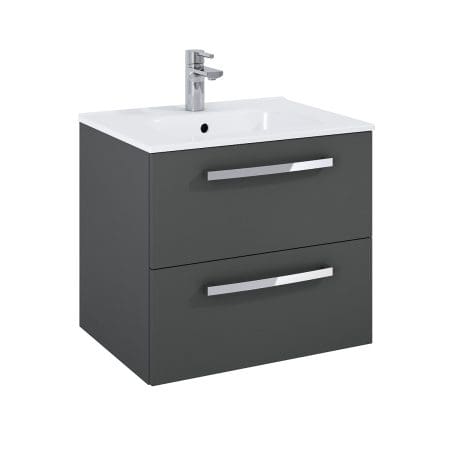 Aquatrend 600 W/Hung Vanity Unit & Basin  Anthracite