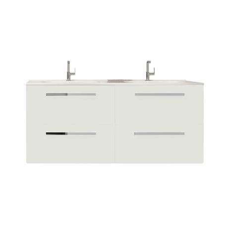 Aquatrend 120 W/H Unit & Basin Gloss White