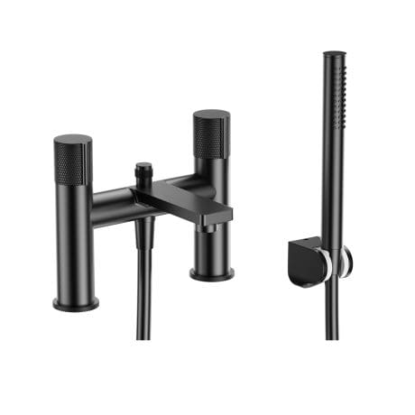 Azar Bath Shower Mixer Matt Black