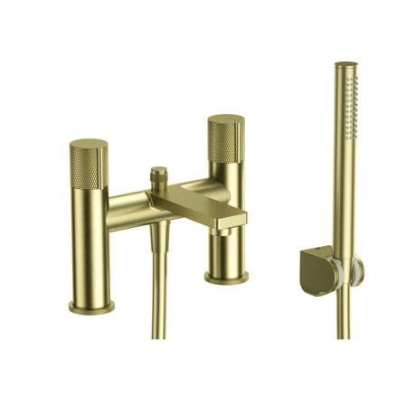 Azar Bath Shower Mixer Brushed Brass