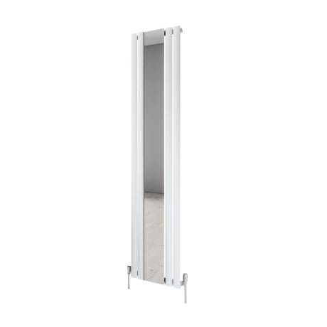 Moda Vert Steel Rail 380X1800 White Mirror