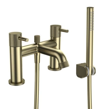 Desio Bath Shower Mixer Brushed Brass