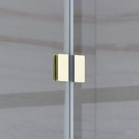 Mineral Walk-In Hinge Pack Brushed Brass