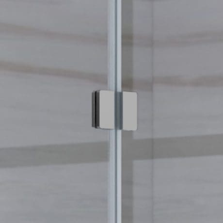 Mineral Walk-In Hinge Pack Brushed Steel