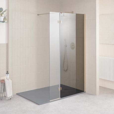 Mineral Walk-In Pnl Clear Glass Only 1200