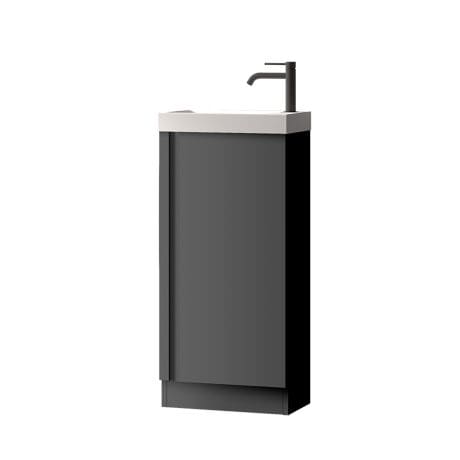 LAGOS 400 FLOOR STANDING SET MATT GRAPHITE