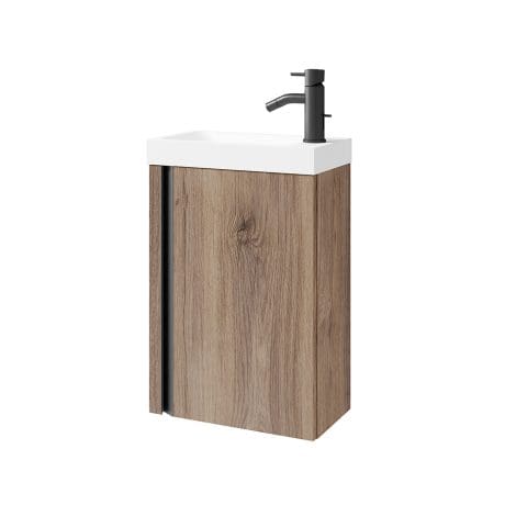LAGOS 400 WALL HUNG SET OAK