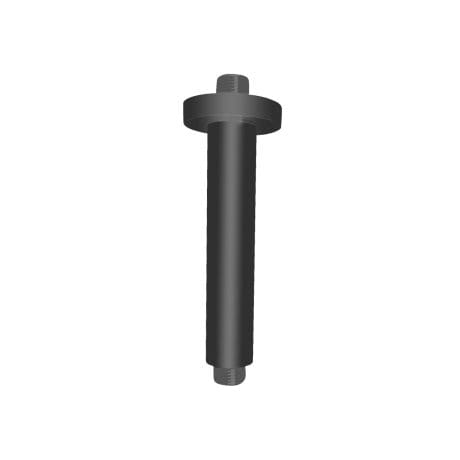 Round Ceiling Arm 150Mm Matt Black