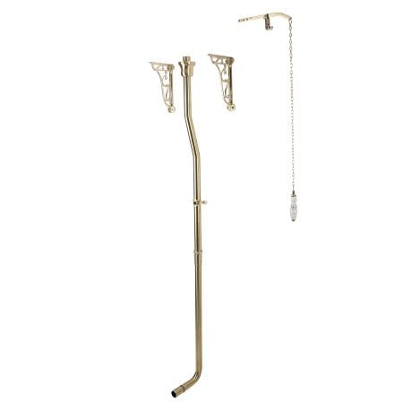 Brushed Brass High Level Flush Pipe Kit
