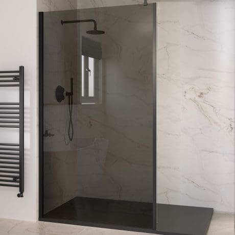 WETROOM 10MM WALK-IN SMOKE GLASS ONLY 900