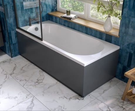 Fortitude 1700Mm Front Panel Gloss Grey
