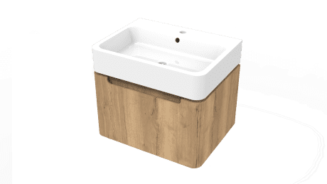 SENSO 1 DRW W/HUNG UNIT OAK