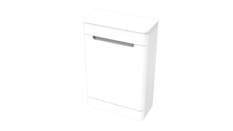 SENSO CURVED 550 WC UNIT GLOSS WHITE