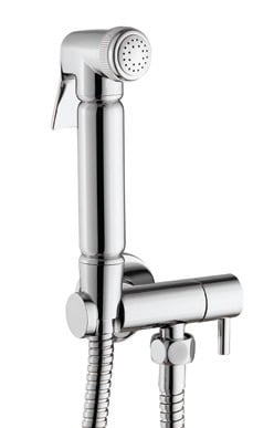 AQUA SPRUZZI SHUT-OFF BIDET S/SET CHROME