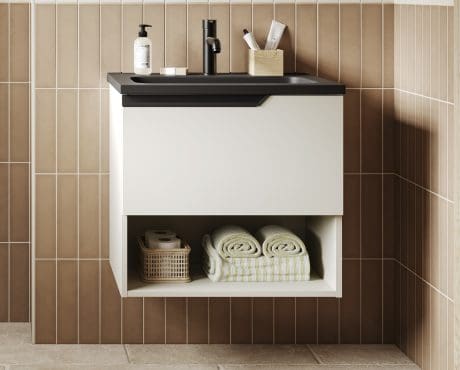 Eleven Flat Basin 800Mm – Matt Graphite
