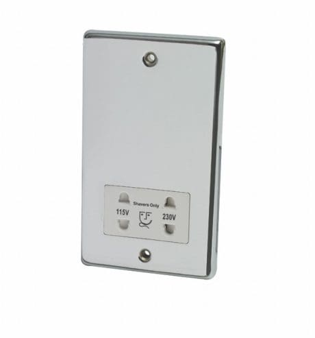 Fl10 Shaver Socket Chrome