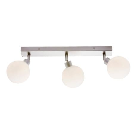Triple Bar Spotlight Round Glass Black
