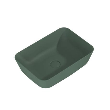 Aquatrend C/Top Rectangle Basin & Waste Green