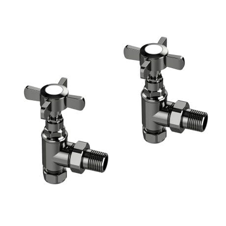 Angled Traditional Valves Black Nickel