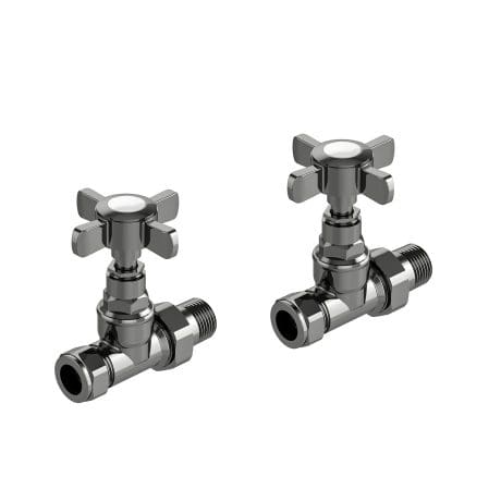 Straight Traditional Valves Black Nickel
