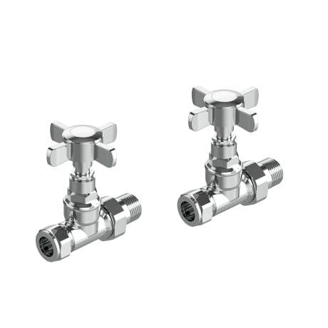 Straight Traditional Valves Chrome