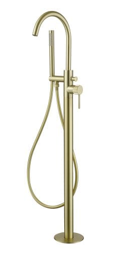 Mineral Fluted F/Stand B.S.M Brushed Brass