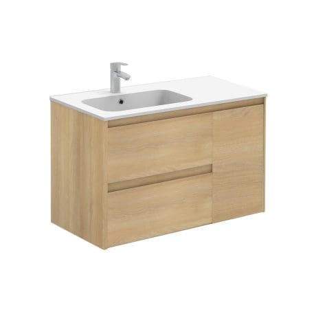 Alfa 900 2Drw 1Dr W/H Unit Oak