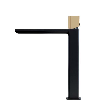 Mytime Black Tall Basin Mono Brushed Gold