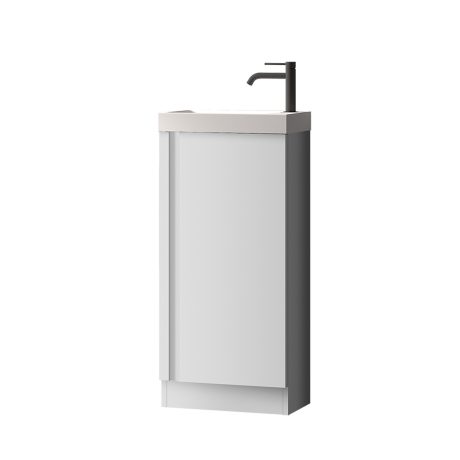 Lagos 400 Floor Standing Set Matt White