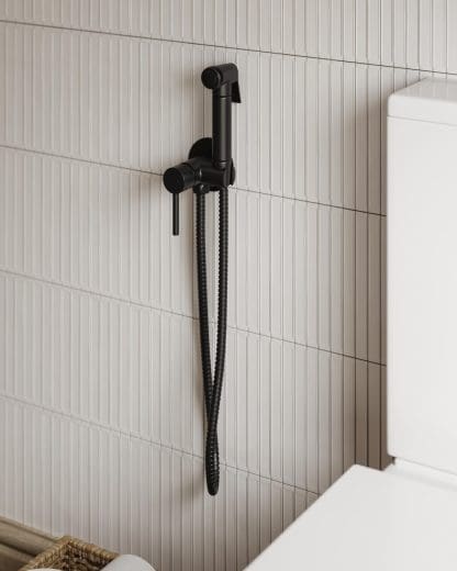 Aqua Spruzzi Bidet S/Spray Head Black